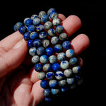 Lapis Lazuli Crystal Beaded Bracelet