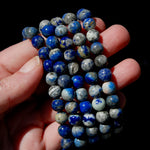 Lapis Lazuli Crystal Beaded Bracelet