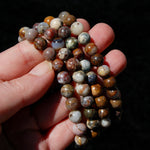 Pietersite Crystal Bracelet, 8mm Natural Gemstone Beads