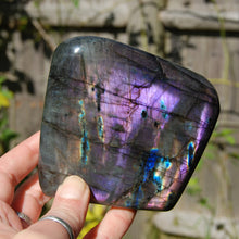 Load image into Gallery viewer, Large 1.5LB Purple Labradorite Crystal Freeform Tower, Crystal of Transformation
