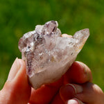 Smoky Amethyst Quartz Crystal Cluster, Specular Hematite Amethyst