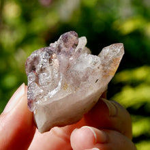 Load image into Gallery viewer, Smoky Amethyst Quartz Crystal Cluster, Specular Hematite Amethyst
