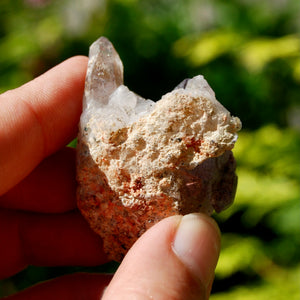 Smoky Amethyst Quartz Crystal Cluster, Specular Hematite Amethyst