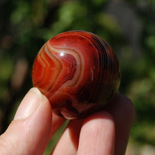 Load image into Gallery viewer, Red Banded Agate Sardonyx Crystal Sphere
