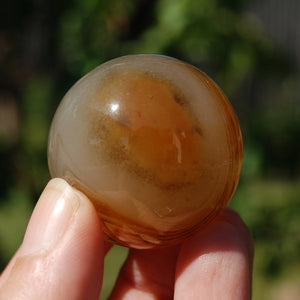 Banded Agate Sardonyx Crystal Sphere