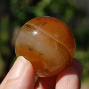 Banded Agate Sardonyx Crystal Sphere