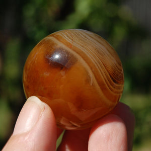 Banded Agate Sardonyx Crystal Sphere