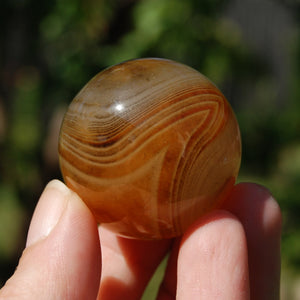 Banded Agate Sardonyx Crystal Sphere