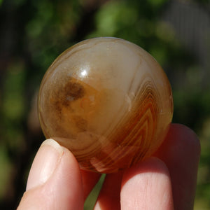 Banded Agate Sardonyx Crystal Sphere