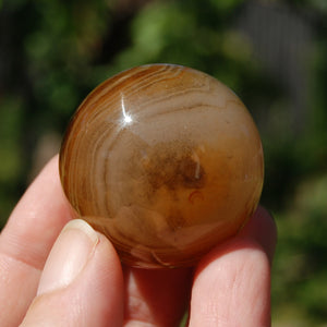 Banded Agate Sardonyx Crystal Sphere