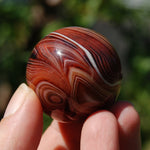 Red Banded Agate Sardonyx Crystal Sphere