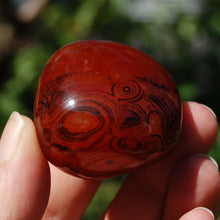 Load image into Gallery viewer, Banded Agate Crystal Palm Stone
