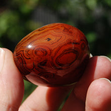 Load image into Gallery viewer, Banded Agate Crystal Palm Stone
