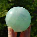 AAA Caribbean Blue Calcite Crystal Sphere, Pakistan