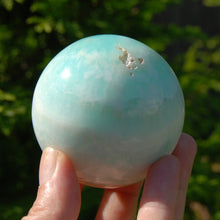 Load image into Gallery viewer, Large AAA Caribbean Blue Calcite Crystal Sphere, Pakistan
