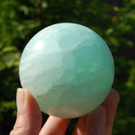 AAA Caribbean Blue Calcite Crystal Sphere, Pakistan