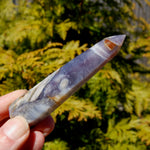 Purple Chalcedony Crystal Tower, Violet Agate