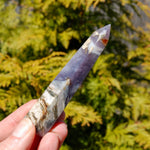 Purple Chalcedony Crystal Tower, Violet Agate