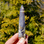 Purple Chalcedony Crystal Tower, Violet Agate