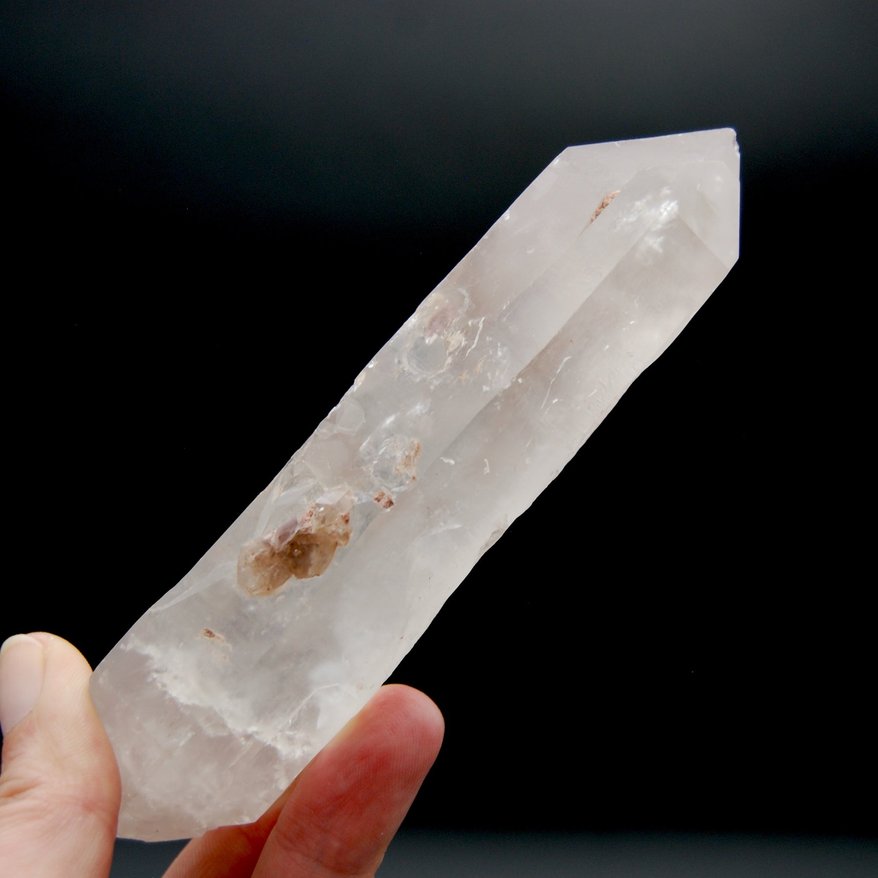 Pink Lithium Lemurian Quartz Crystal Rosetta Stone Starbrary