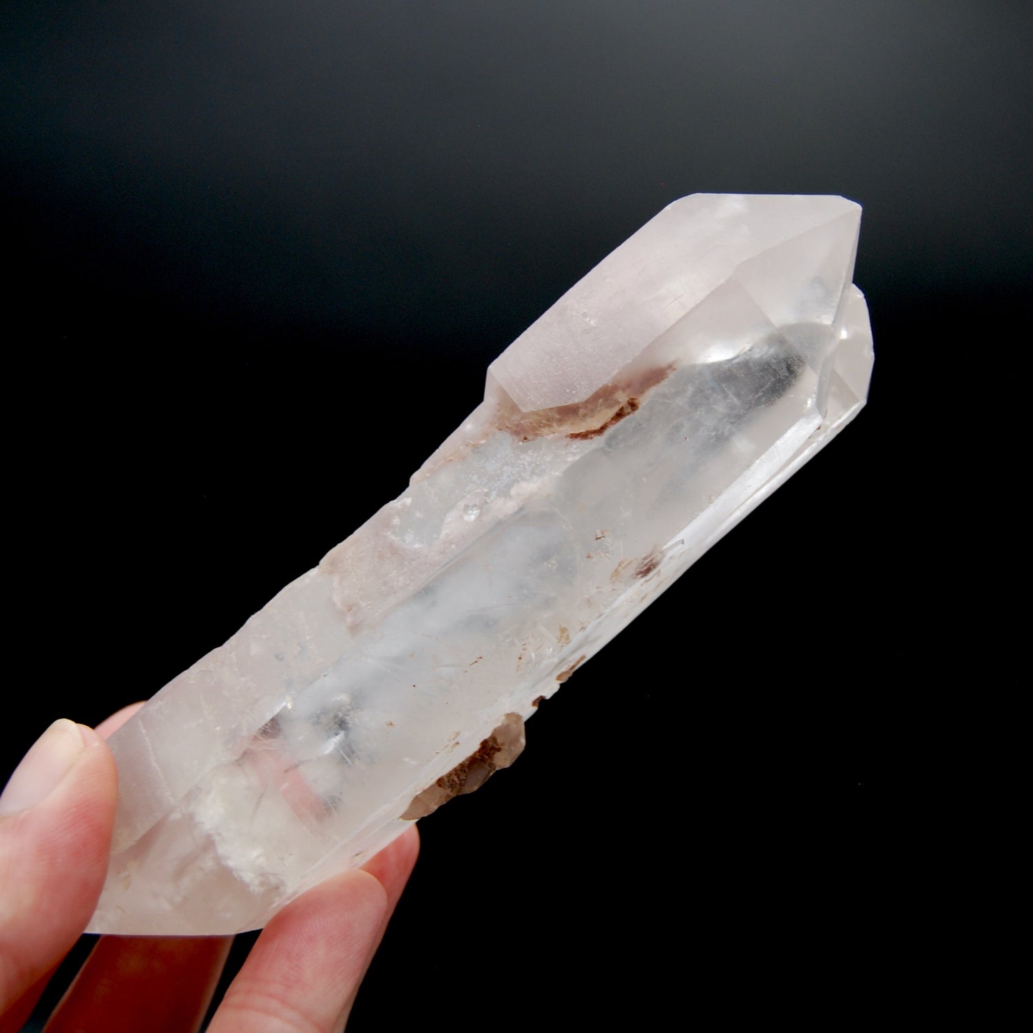 Pink Lithium Lemurian Quartz Crystal Rosetta Stone Starbrary