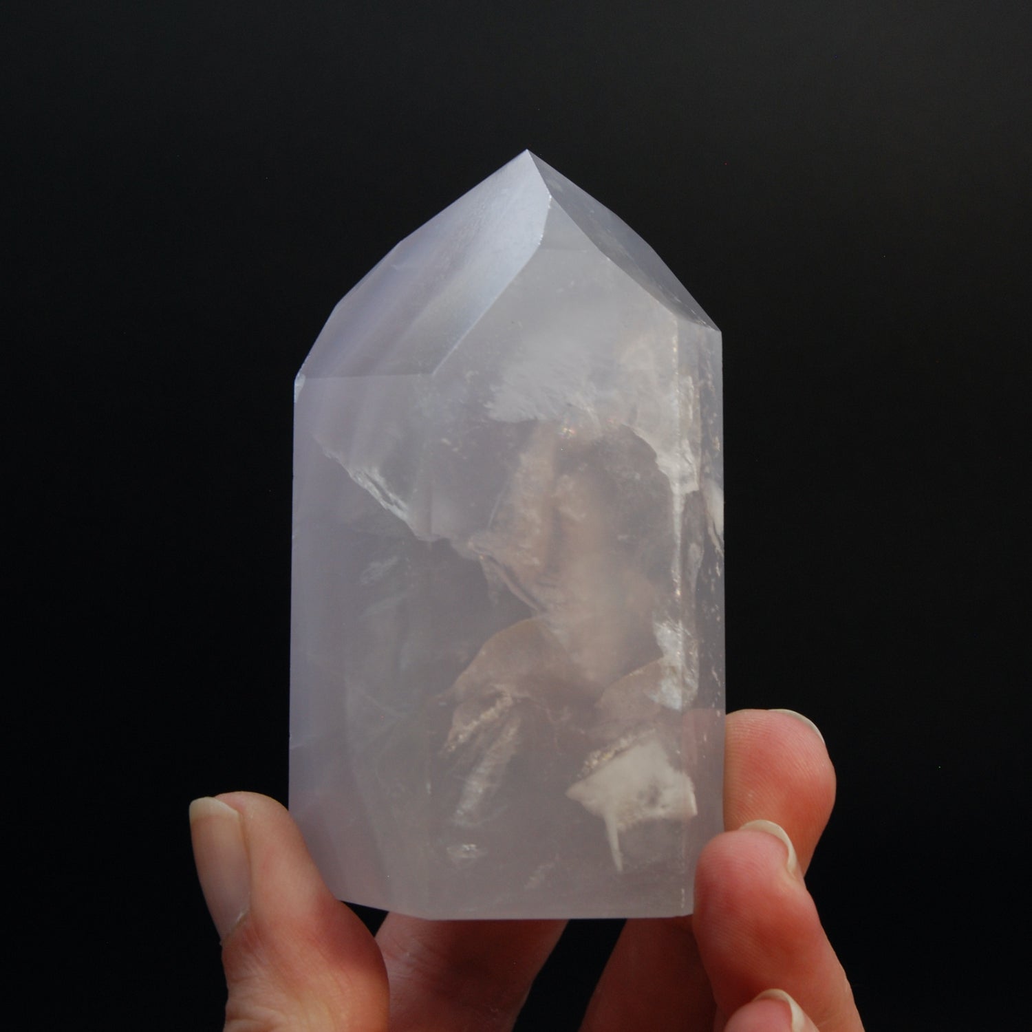 Dow Channeler Lavender Yttrium Fluorite Crystal Tower, Argentina