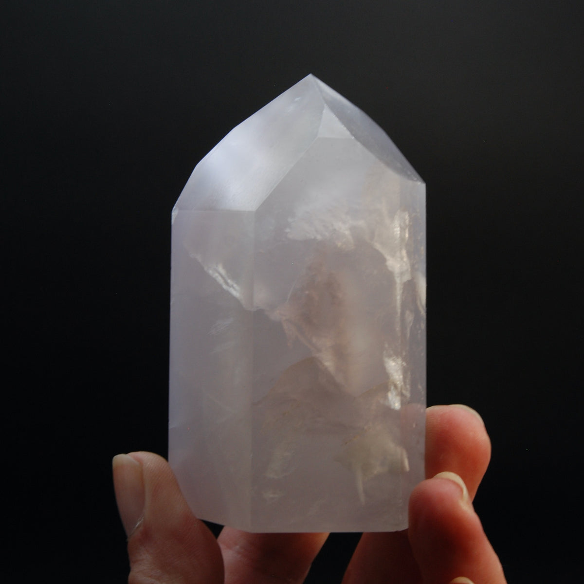 Dow Channeler Lavender Yttrium Fluorite Crystal Tower, Argentina