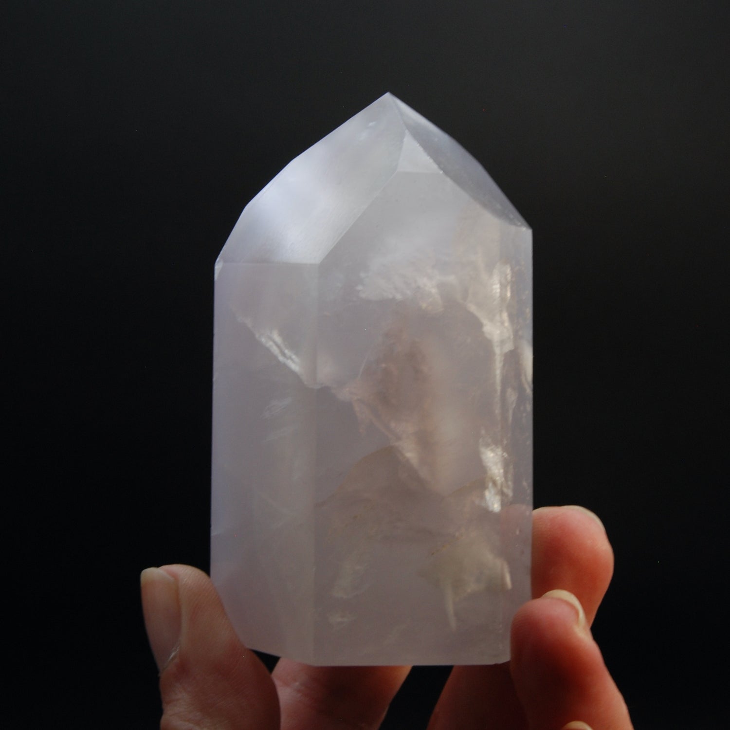 Dow Channeler Lavender Yttrium Fluorite Crystal Tower, Argentina