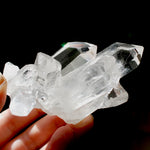 Cosmic Tantric Twin Channeler Lemurian Silver Quartz Crystal Starbrary Cluster Optical Corinto, Brazil