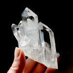 Cosmic Tantric Twin Channeler Lemurian Silver Quartz Crystal Starbrary Cluster Optical Corinto, Brazil
