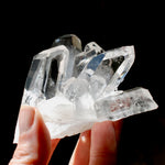 Cosmic Tantric Twin Channeler Lemurian Silver Quartz Crystal Starbrary Cluster Optical Corinto, Brazil