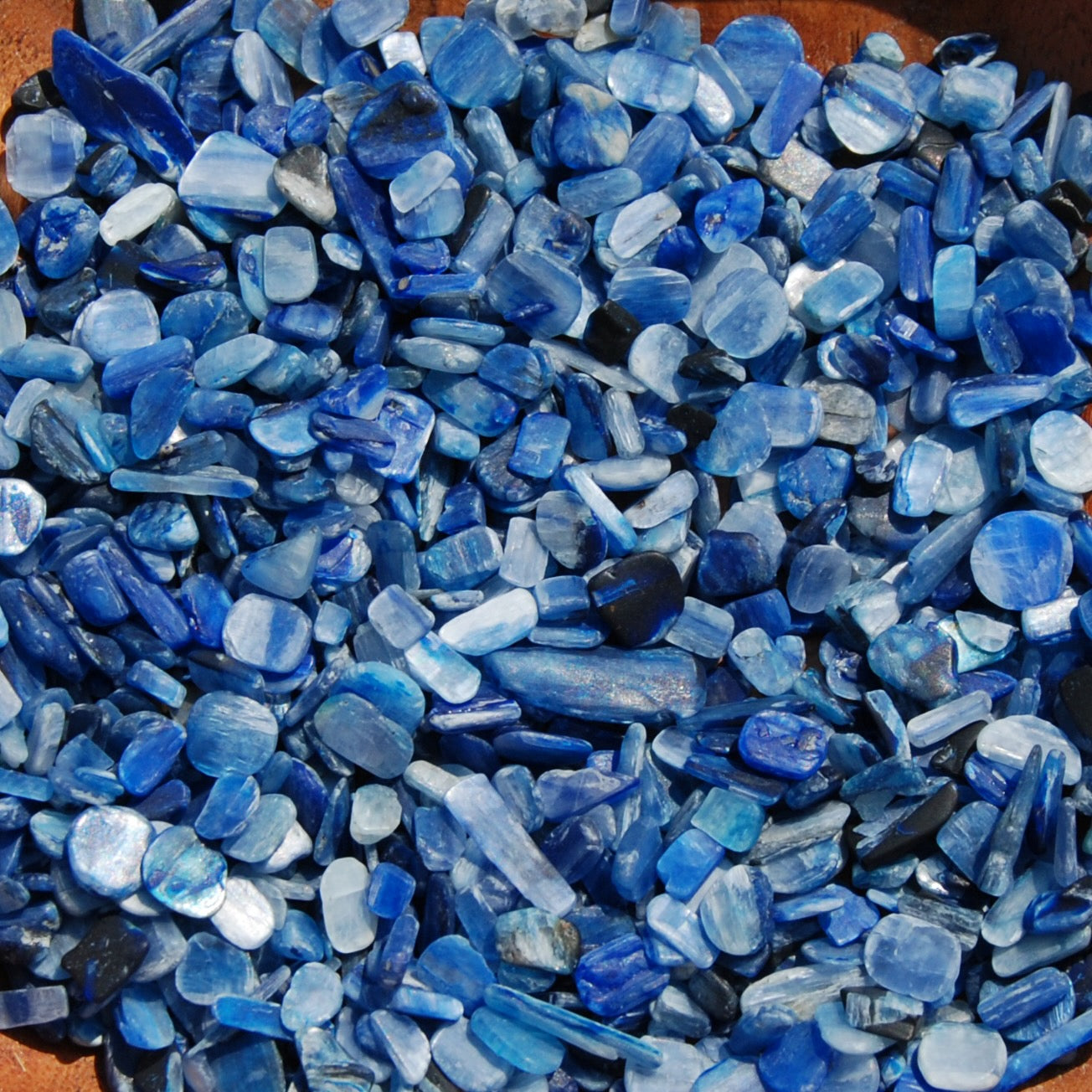 Blue Kyanite Crystal Blades, Extra Small Raw Kyanite Crystals
