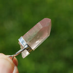 Dow Channeler Phantom Pyramid Pink Lithium Lemurian Seed Crystal Pendant  Record Keepers