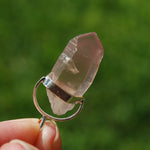 Dow Channeler Phantom Pyramid Pink Lithium Lemurian Seed Crystal Pendant  Record Keepers