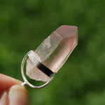 Dow Channeler Phantom Pyramid Pink Lithium Lemurian Seed Crystal Pendant  Record Keepers