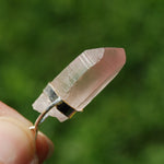 Dow Channeler Phantom Pyramid Pink Lithium Lemurian Seed Crystal Pendant  Record Keepers