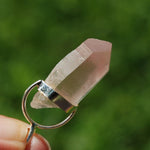 Dow Channeler Phantom Pyramid Pink Lithium Lemurian Seed Crystal Pendant  Record Keepers