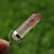 Load image into Gallery viewer, Pink Lithium Lemurian Seed Quartz Crystal Starbrary Pendant
