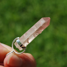 Load image into Gallery viewer, Pink Lithium Lemurian Seed Quartz Crystal Starbrary Pendant
