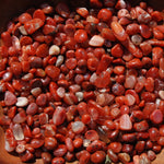 Carnelian Crystal Tumbled Stones, Extra Small, Madagascar