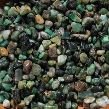 Load image into Gallery viewer, Genuine Emerald Crystal Tumbled Stones, Extra Small, Brazil
