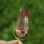 Inner Child Penetrator Pink Lithium Lemurian Seed Quartz Crystal Pendant