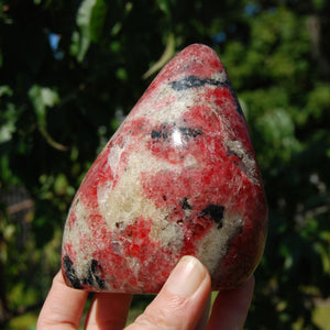 Rhodonite Crystal Freeform Tower