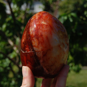 XL Red Carnelian Crystal Freeform Tower