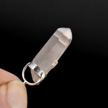 Load image into Gallery viewer, Teacher Student Pink Lithium Lemurian Seed Crystal Dreamsicle Pendant for Necklace
