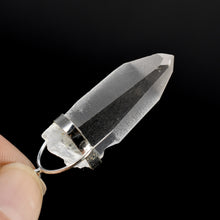 Load image into Gallery viewer, Cosmic Lemurian Seed Quartz Crystal Laser Pendant for Necklace
