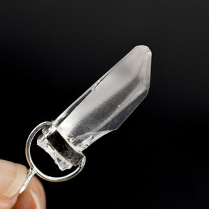 White Light Lemurian Seed Crystal Laser Pendant for Necklace