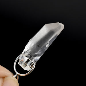 White Light Lemurian Seed Crystal Laser Pendant for Necklace