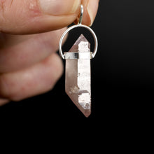 Load image into Gallery viewer, Pink Lithium Lemurian Seed Crystal Starbrary Pendant for Necklace
