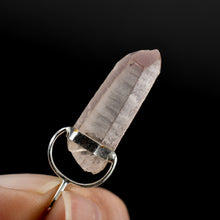Load image into Gallery viewer, Dow Channeler Pink Lithium Lemurian Seed Crystal Pendant for Necklace, Brazil
